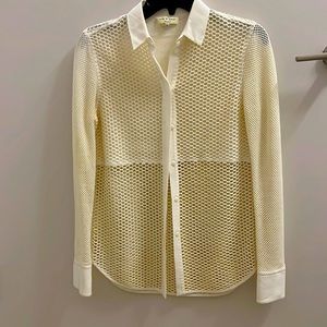 Rag and Bone blouse with sheer bottom half. Size XS.